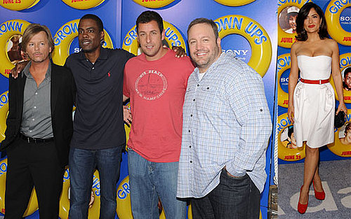 Pictures of Salma Hayek, Adam Sandler, Chris Rock, and More at the NYC Premiere of Grown Ups 2010-06-24 11:00:00