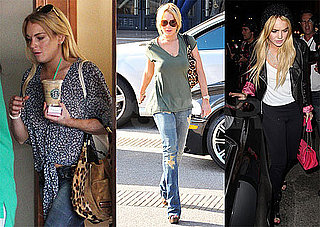 Pictures of Lindsay Lohan Shopping and Leaving a Club in LA