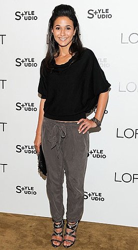 Pictures of Emmanuelle Chriqui in Silky Pants