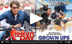 Video Movie Reviews For Knight and Day and Grown Ups Video Movie Reviews For Knight and Day and Grown Ups