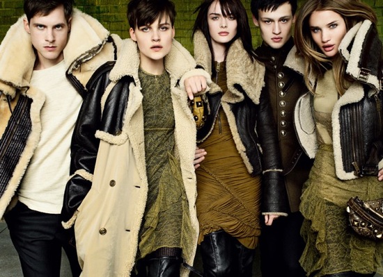Photos of 2010 Fall Burberry Ad Campaign Photos of 2010 Fall Burberry Ad Campaign