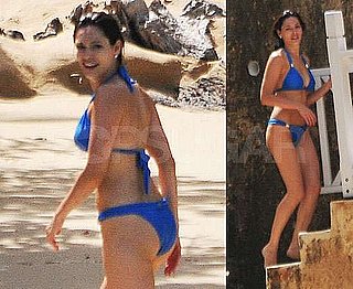 Pictures of Kelly Brook in Bikini in Barbados Following Danny Cipriani Split and Matthew Morrison Flirtation