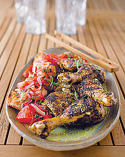 Lemon Chicken With Tomato Bread Salad Recipe
