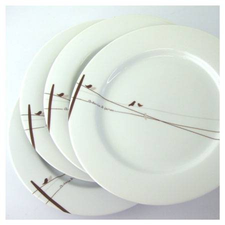 Monogrammed Dinnerware Is Popular Among Newlyweds