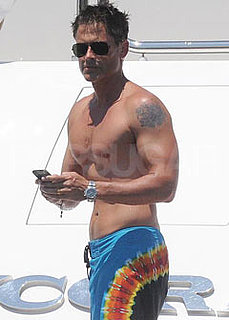 PopSugar Poll: Rob Lowe Gets Shirtless in Sardinia — Pass the Binoculars or Time to Head Inside?