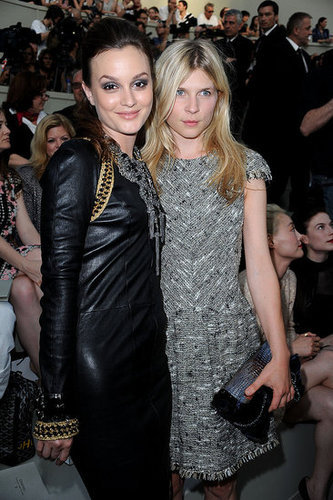 Front Row Celebrities at 2010 Chanel Autumn Couture Including Blake Lively and Leighton Meester