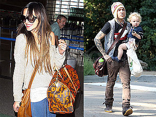 Pictures of Pete Wentz, Ashlee Simpson, and Bronx in LA