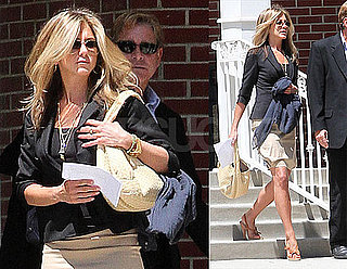 Pictures of Jennifer Aniston in LA After She Denied Christopher Gartin Romance Rumors