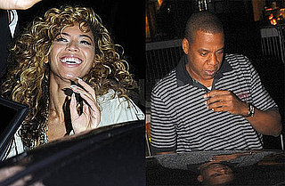 Pictures of Beyonce Knowles and Jay-Z Leaving Scott's in London