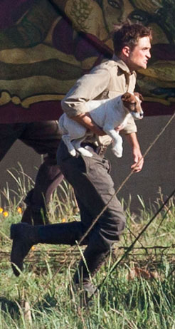 Robert Pattinson on the Set of Water For Elephants Robert Pattinson on the Set of Water For Elephants