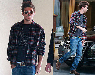 Pictures of Zac Efron Leaving Sunset Tower in LA