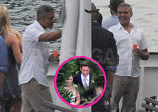Pictures of George Clooney on Lake Como After Hosting John Krasinski and Emily Blunt's Wedding