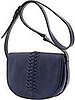 Banana Republic Blue Leather Saddle Bag
