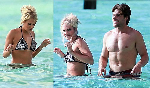 Pictures of Carrie Underwood in a Bikini With Her Shirtless Husband Mike Fisher in Tahiti