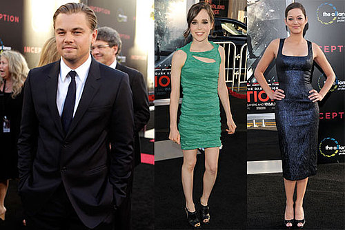 Leonardo DiCaprio, Kellan Lutz, Ellen Page, Marion Cotillard at Inception Premiere in LA