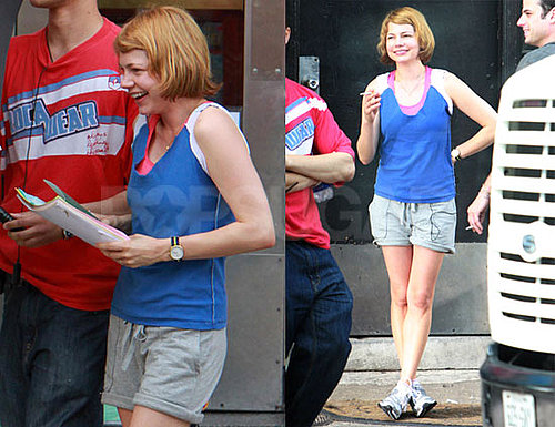 Pictures of Michelle Williams Filming Take This Waltz