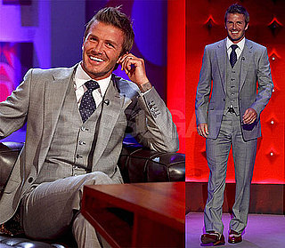 Pictures and Video of David Beckham on Jonathan Ross