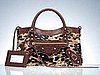 Balenciaga 10th Anniversary Animal Print Motorcycle Bag
