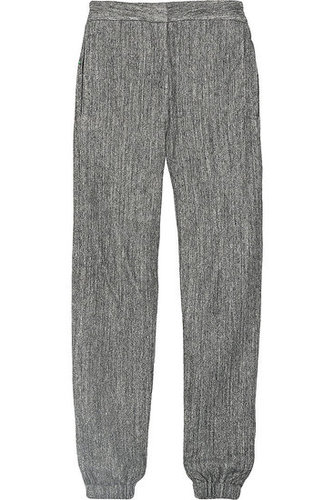 L'Agence | Japanese herringbone fleece pants | NET 255