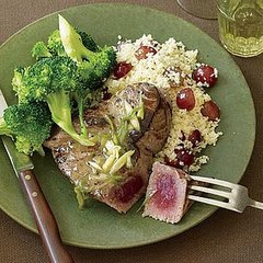 Fast and Easy Recipe For Tuna Steaks With Broccoli and Couscous Fast and Easy Recipe For Tuna Steaks With Broccoli and Couscous