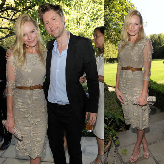 Pictures of Kate Bosworth in Burberry Dress Pictures of Kate Bosworth in Burberry Dress