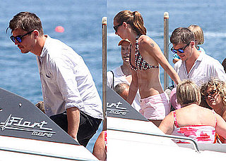 Pictures of Josh Hartnett Boarding a Boat in Italy With a Lady Friend