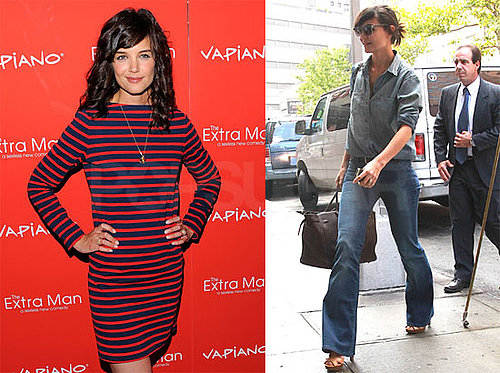 Pictures of Katie Holmes in NYC For a Screening of The Extra Man