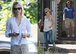 Pictures of January Jones With Jason Sudeikis in LA