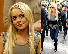 Pictures of Lindsay Lohan Cuffed and Bound For a LA Jail