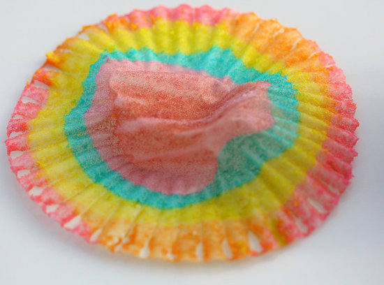 rainbow cupcake wrapper