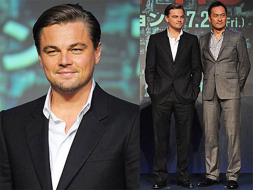 Pictures of Leonardo DiCaprio, Ellen Page, and Joseph Gordon-Levitt at a Tokyo Photo Call For Inception
