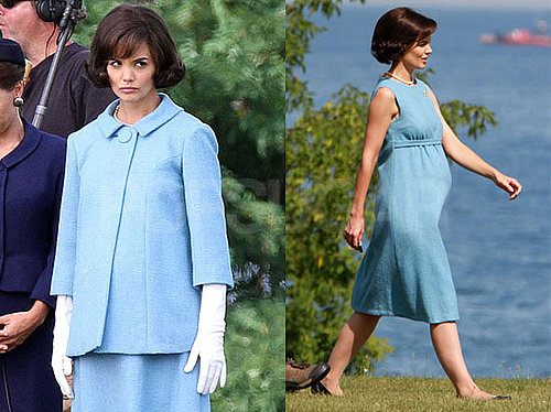 Pictures of Katie Holmes Filming The Kennedys in Canada