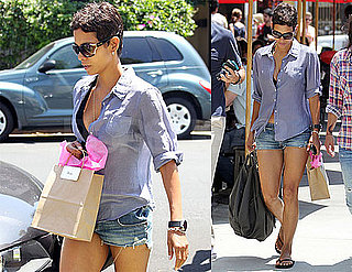 Pictures of Halle Berry in Short Shorts in LA