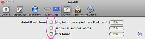 Safari Autofill Security Flaw