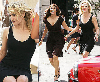 Pictures of Kate Winslet and Aishwarya Rai Filming Watch Advert in Italy