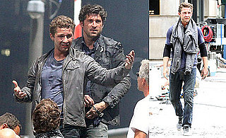 Pictures of Shia LaBeouf and Patrick Dempsey Filming Transformers 3