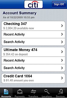 Citibank iPhone App Security Flaw