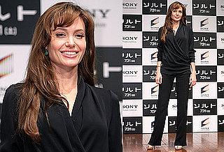 Pictures of Angelina Jolie Promoting Salt in Japan