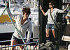 Pictures of Halle Berry Filming Dark Tide in South Africa