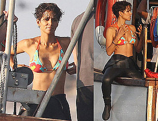 Halle Berry Bikini Pictures Shooting Dark Tide in South Africa
