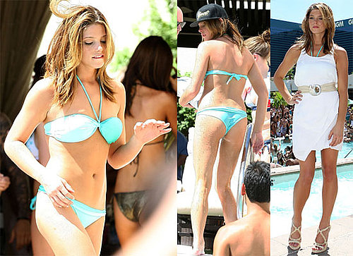 Pictures of Ashley Greene Wearing a Bikini at Wet Republic in Las Vegas