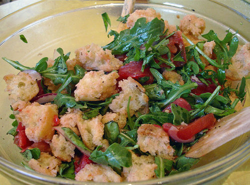 Recipe For Tomato Panzanella Bread Salad