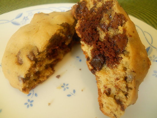 Brownie Pillow Cookies