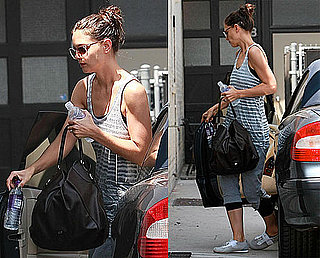 Pictures of Katie Holmes Arriving at a Studio in LA