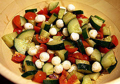 Recipe For Cucumber Avocado Caprese Salad Recipe For Cucumber Avocado Caprese Salad
