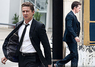 Pictures of Shia LaBeouf Shooting Transformers 3 in Chicago