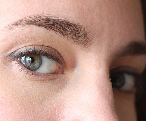 Blue Eye Shadow Experiment