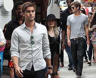 Chace Crawford Goes Incognito on the Gossip Girl Set
