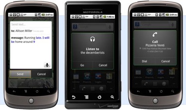 Android 2.2 Apps Chrome to Phone and Voice Actions