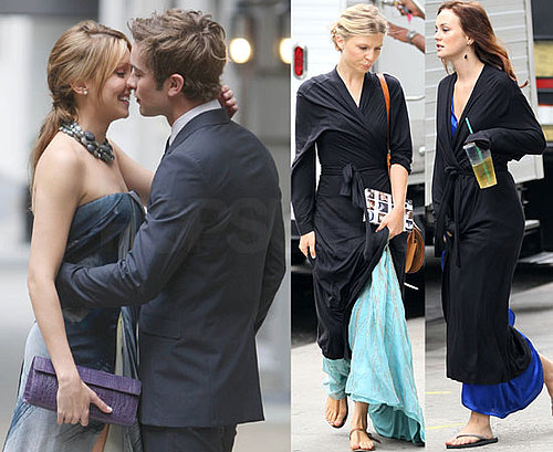 Pictues of Chace Crawford and Katie Cassidy Close To A Kiss On Gossip Girl Set